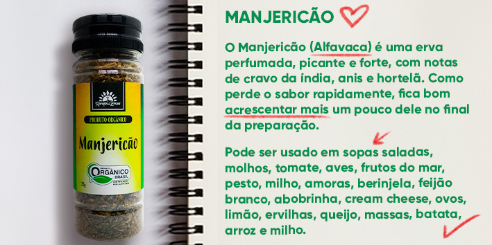 Sabores e saberes - Manjericao 2